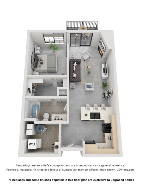 155 E 4th Place Studio-2 Beds Apartment, Loft for Rent - Photo Gallery 34